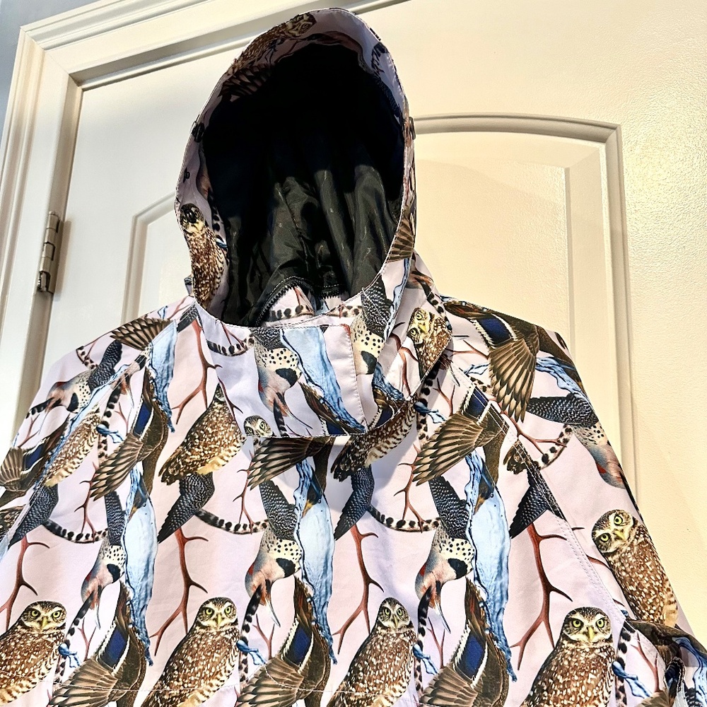 Hunter Multicolor Bird Print Utility Jacket - Picture 6 of 14